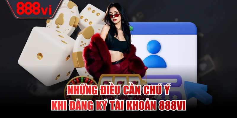 Những điều cần chú ý khi đăng ký tài khoản 888VI