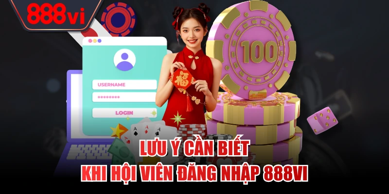 Lưu ý cần biết khi hội viên đăng nhập 888VI